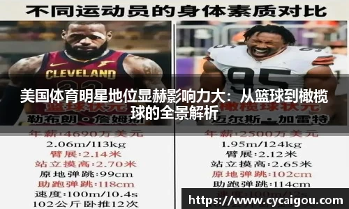 美国体育明星地位显赫影响力大：从篮球到橄榄球的全景解析