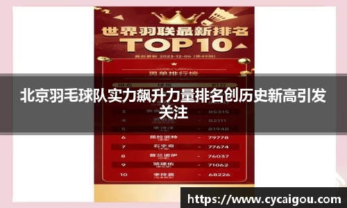 北京羽毛球队实力飙升力量排名创历史新高引发关注