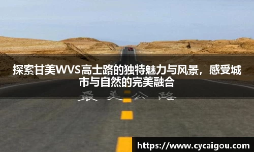 探索甘美WVS高士路的独特魅力与风景，感受城市与自然的完美融合